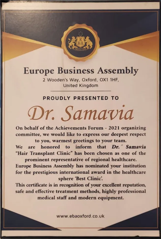 Dr. Samavia Europe Business Assembly