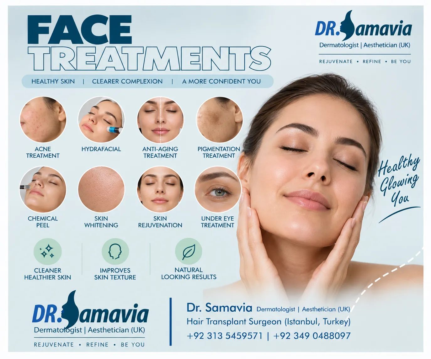 Face Treatments consultation at Dr Samavia Clinic Islamabad